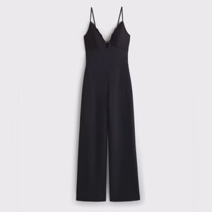 Abercrombie & Fitch Black hardware lace Sleeveless Jumpsuit